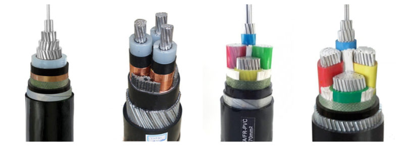 aluminum pvc swa armoured cable types