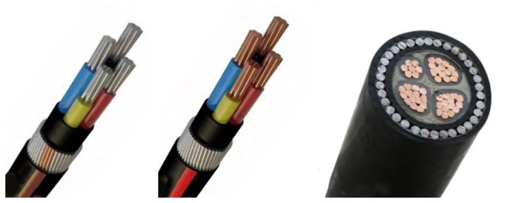 China professional 25mm 4 core swa cable supplier
